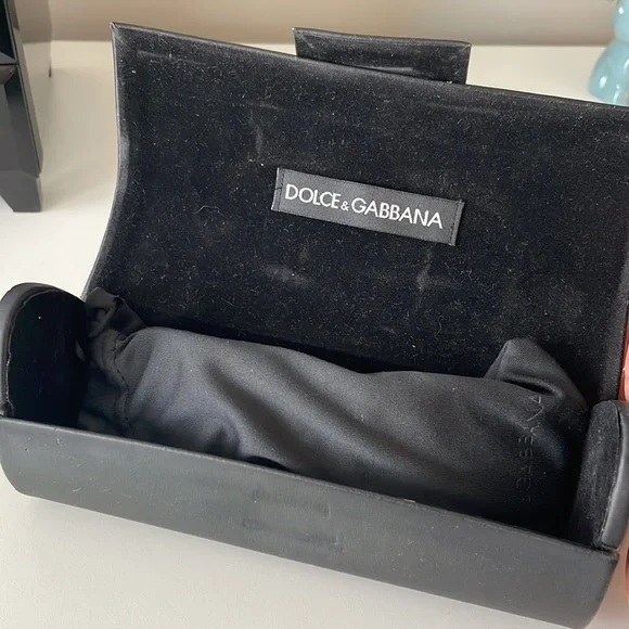 Dolce & Gabbana Black on Pink Square Framed Sunglasses - Picture 6 of 6